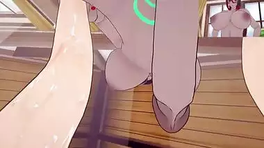 Konosuba: Futa Sylvia massive cock juices | Taker POV