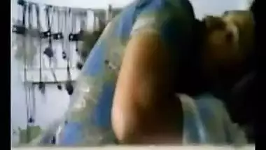 Office fun with colleague