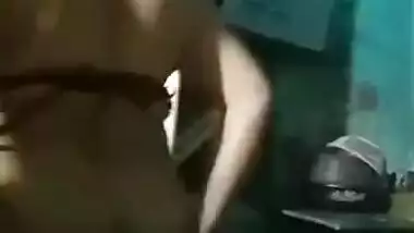 Unsatisfied mature housewife striptease nude show