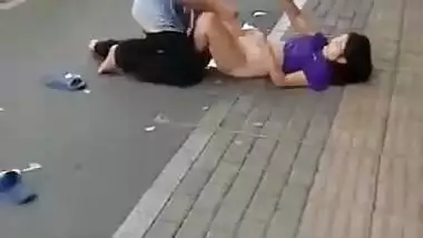 Fucking on road