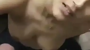 Indian desi escort girl giving handjob to her client 