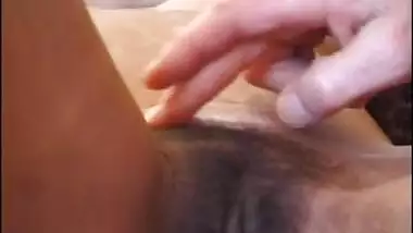 Big dick sex tourist cumming on a hairy indian teen pussy