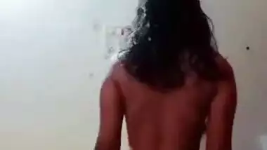 Desi cute girl showing her cute boobs selfie video