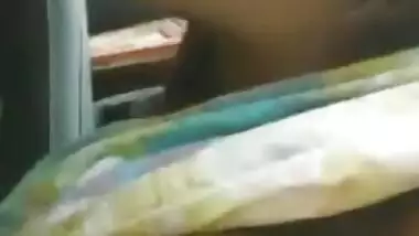 Horny Desi guy worships girlfriend's huge XXX knockers in the car
