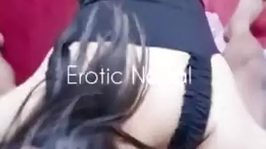 Hot Nepali maal in fishnet stocking - Blowjob - intense fuck - Full video for sale - Nepal Sex Tape