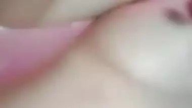 Today Exclusive- Sexy Girl Record Her Nude Video For Lover Part 5