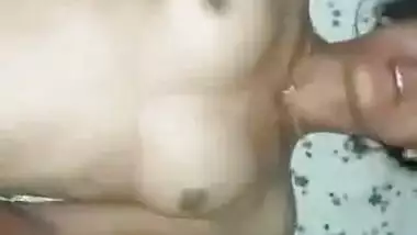 Sexy bhabhi showing her big assets on video call