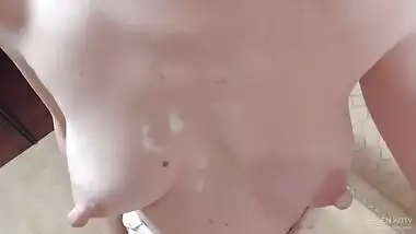 Beauty blonde had cocktail in the bar & went upstairs for hard fuck
