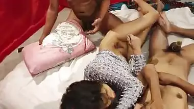 Bengali Two boys we cum inside her pussy, natural big boobs Indian xxx porn