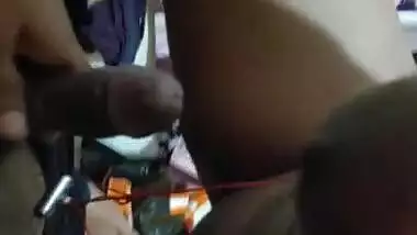 Big ass girl riding cock in reverse cowgirl style