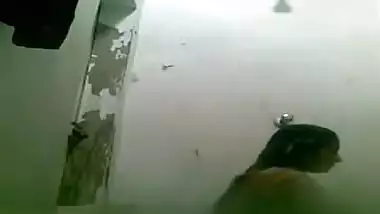 Desi cutie showering.