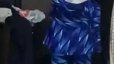 Indian hot girl changing dress