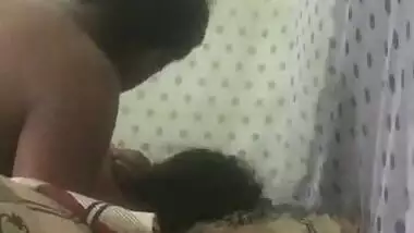 Desi wife unhappy with her man as he is recording with audio