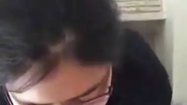 College girl sucking dick of her boyfriend