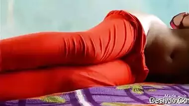 Desi girl self boobs pressing and pussy fingering