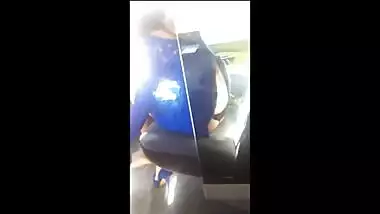 Nri uk indian girlchanging dress in train