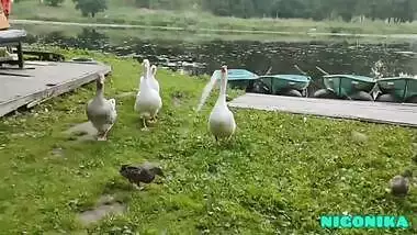 POV _ Трахаемся в лодке 2022 _ Русский Секс на природе, река _ Nika Nut _ NIGONIKA PORNO