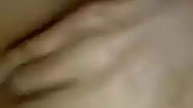 Horny Indian aunty exposing her shaved pussy