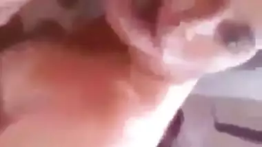 She gives nice blowjob