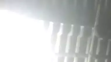 Indian bares her XXX boobies and wears a bra for close-up sex video