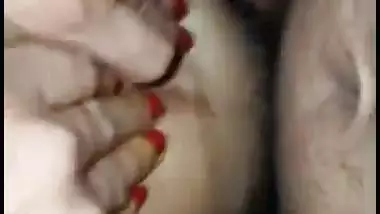 Marathi wife blowjob with cleavage show in nighty