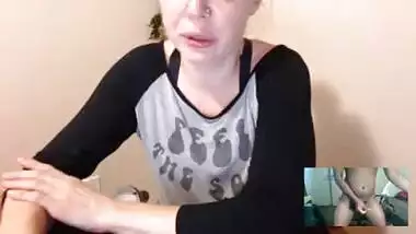 American model laughs at Indian man