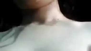 Handsome Desi guy and GF in XXX hijab make out in front of camera