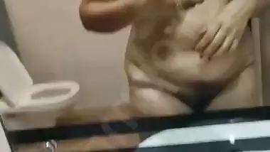 Nude Indian escort babe video making for client